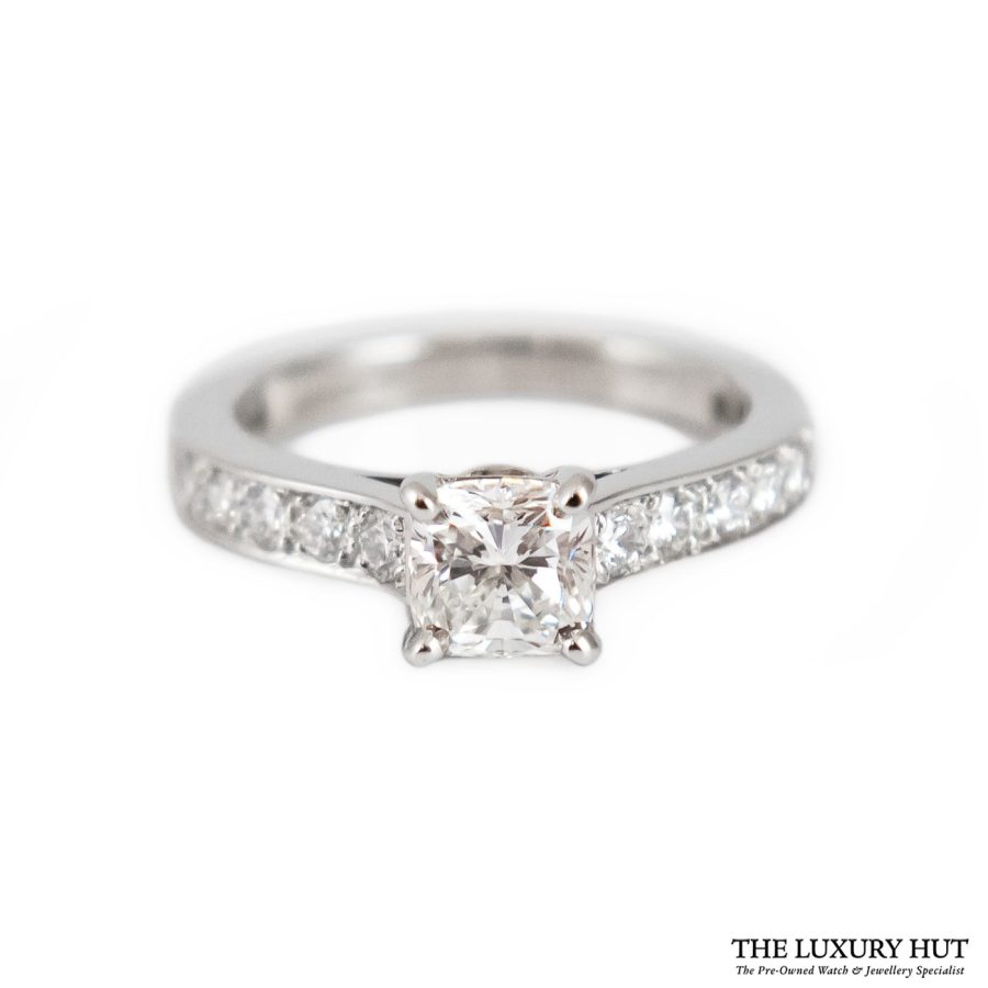 Cartier GIA Platinum Diamond Ring 36571 a 1