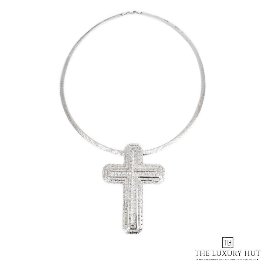 Diamond Cross Pendant Chain 42398 a 1