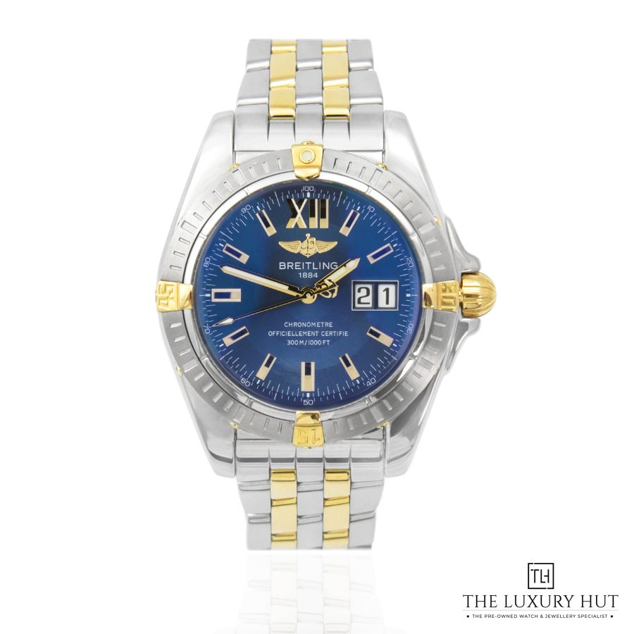 Breitling Cockpit Bi Metal Blue 50598 a