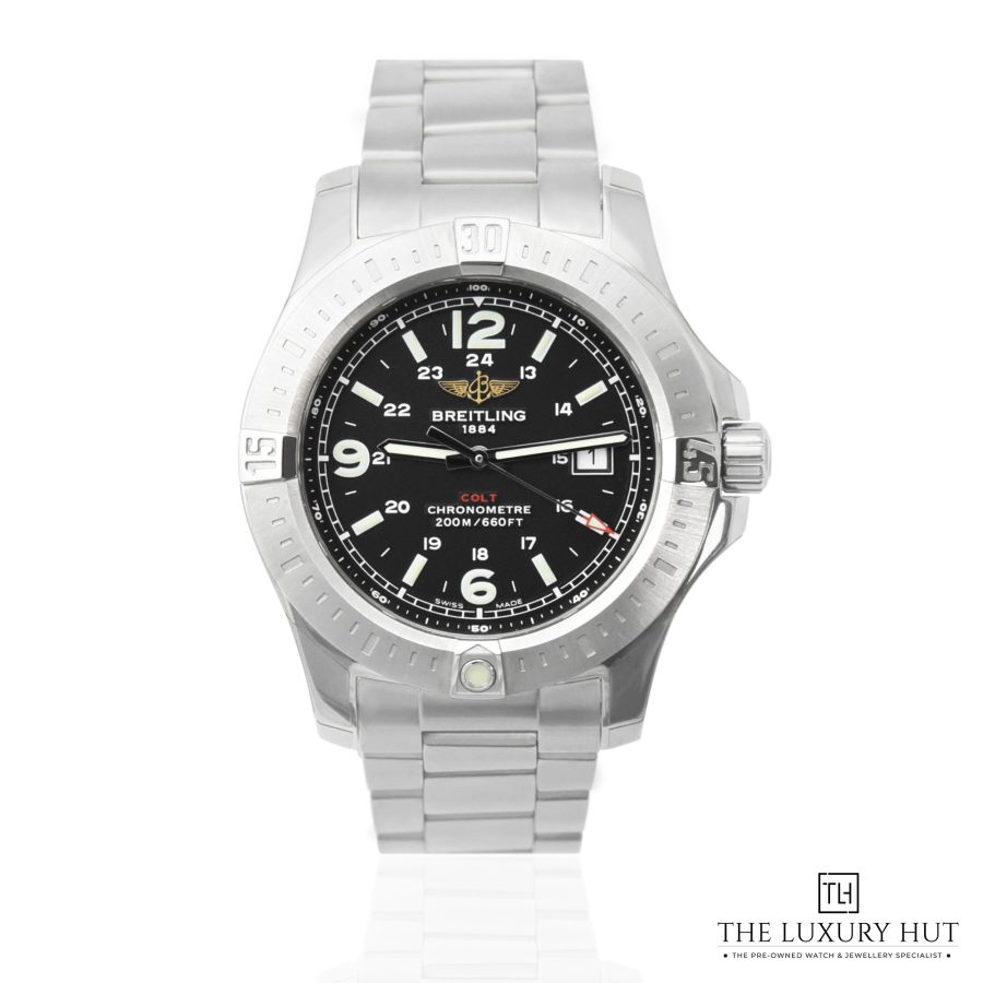 Breitling Colt Steel 44mm Black 50638 a