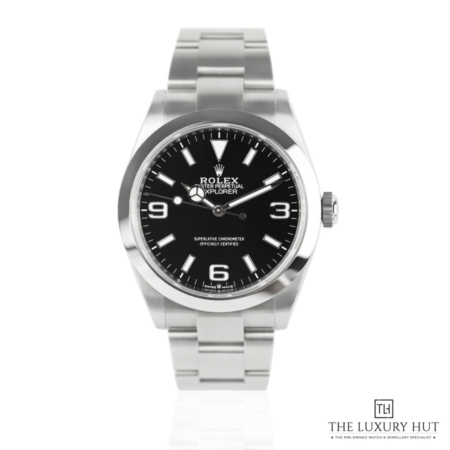 Rolex Explorer 40 Steel Black Dial 51218 a