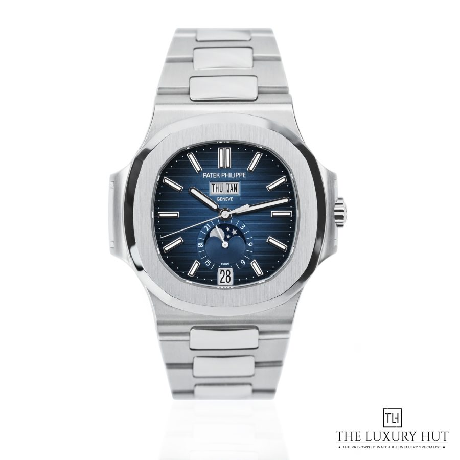 Patek Philippe Nautilus Steel Blue Dial LB448 a