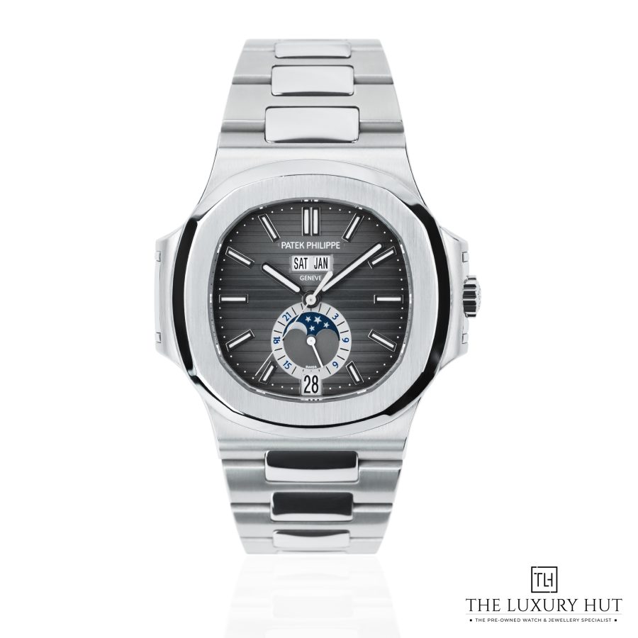 Patek Philippe Nautilus Steel Grey Dial LB447 a