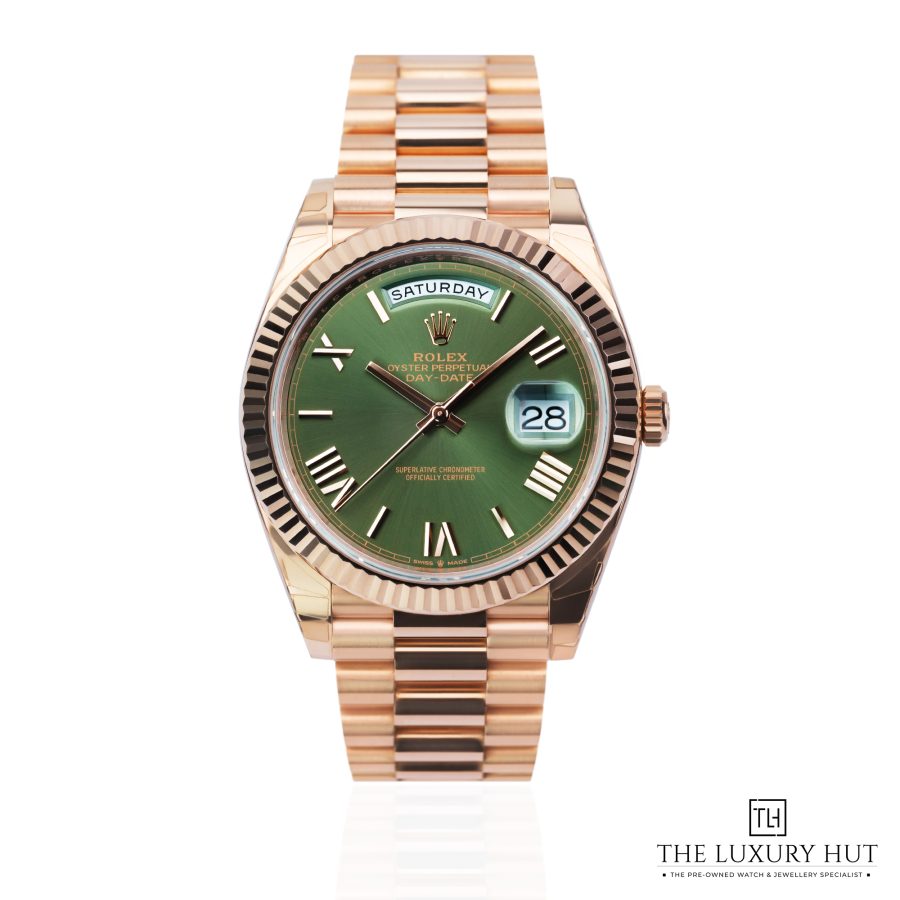 Rolex Day Date 40 Green Anniversary Dial 51410 a