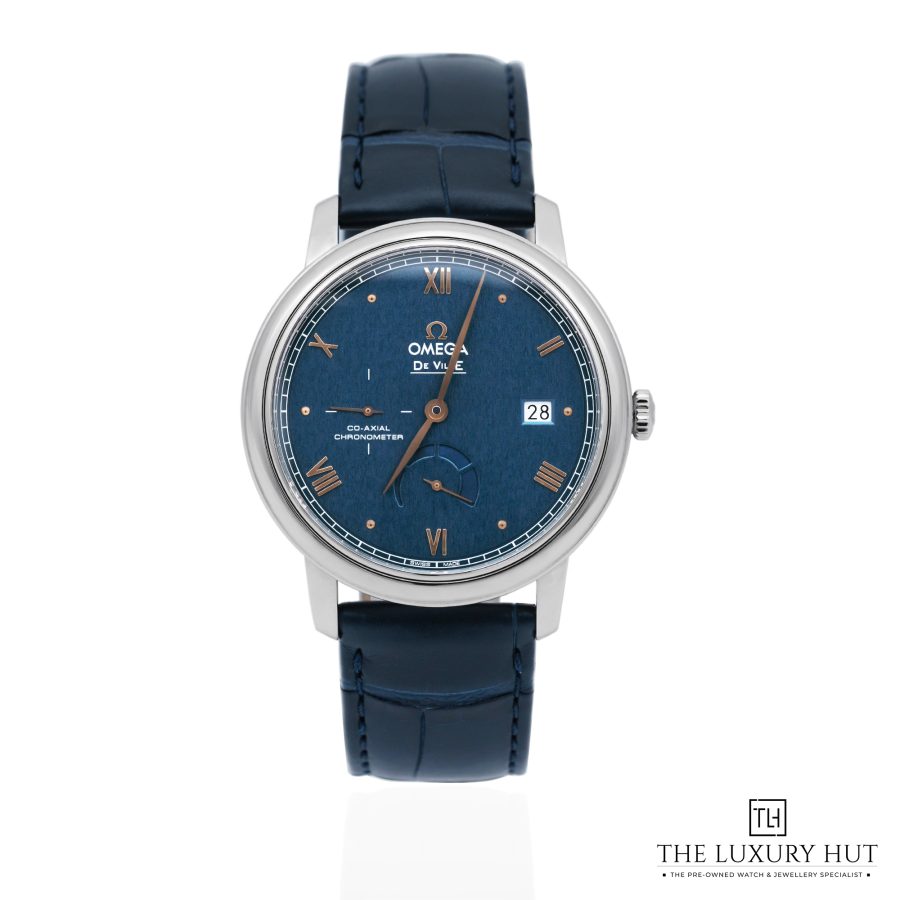 Omega De Ville Prestige Co Axial Blue Dial 51665 a