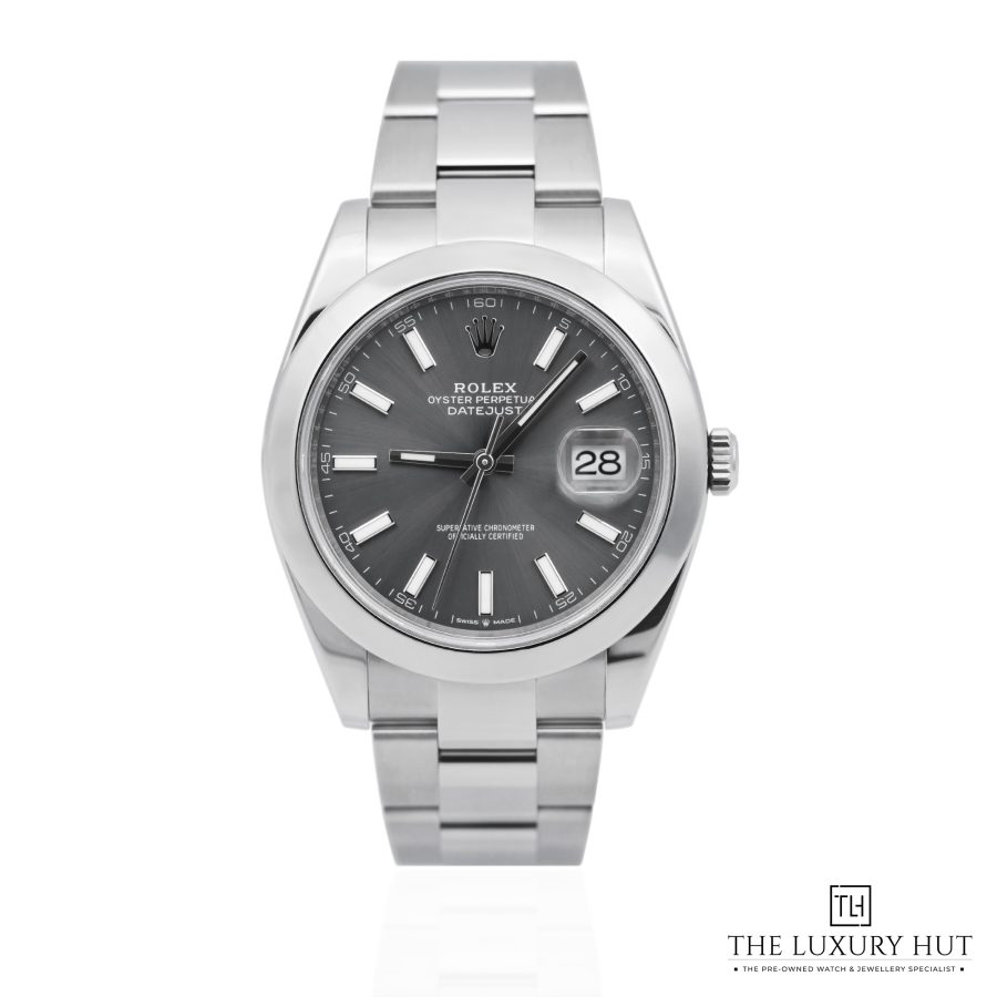 Rolex Datejust 41mm Steel Slate Dial 51687 a