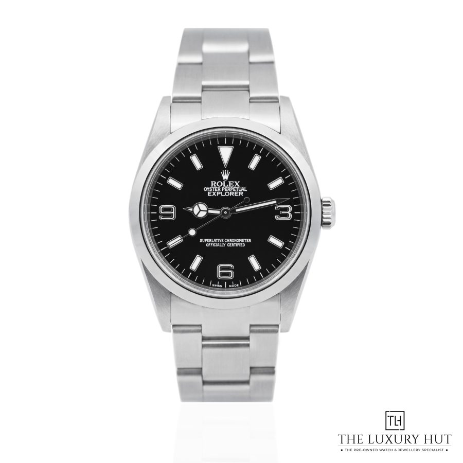 Rolex Explorer Steel 36mm Black Dial 51738 a