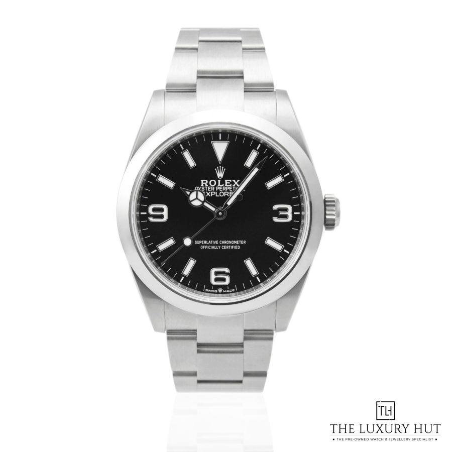 Rolex Explorer Steel 40mm Black Dial 51806 a