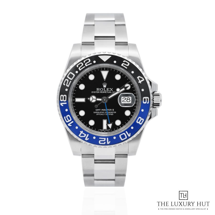 Rolex GMT Master II BATMAN 40mm Black Dial 51798 a