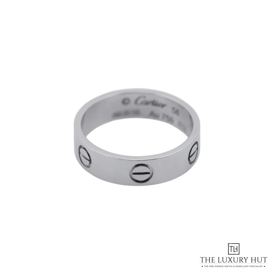 Cartier White Gold Classic Love Ring 51886 a