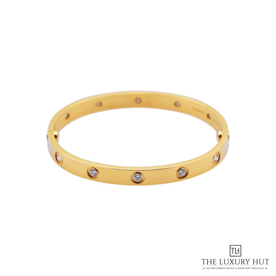 Cartier Yellow Gold 10 Diamonds Bracelet 51804 a
