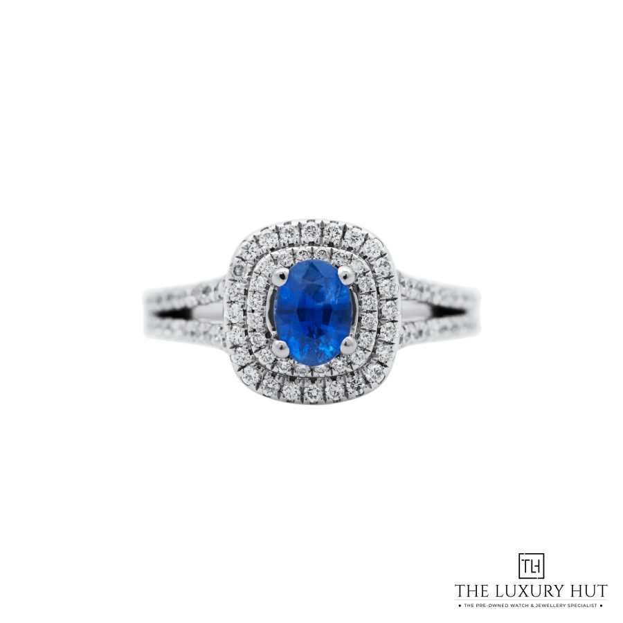 Vera Wang 14ct White Gold Love Ring 51863 a