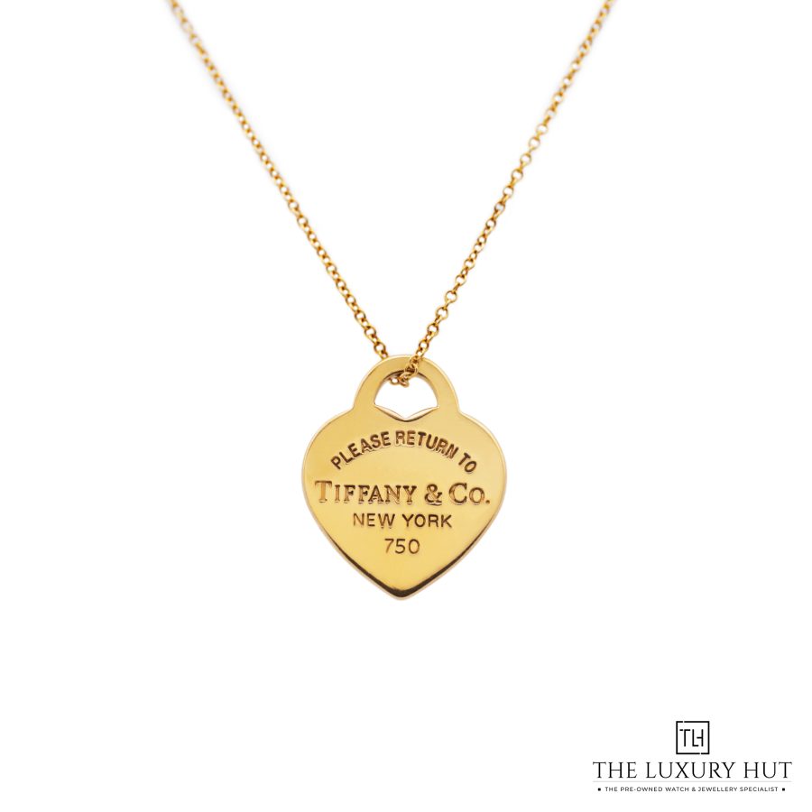 Tiffany Yellow Gold Heart Tag Pendant 51916 a