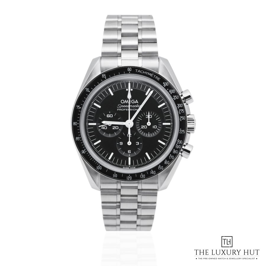 Omega Speedmaster Moonwatch 42mm Black Dial 52195 a