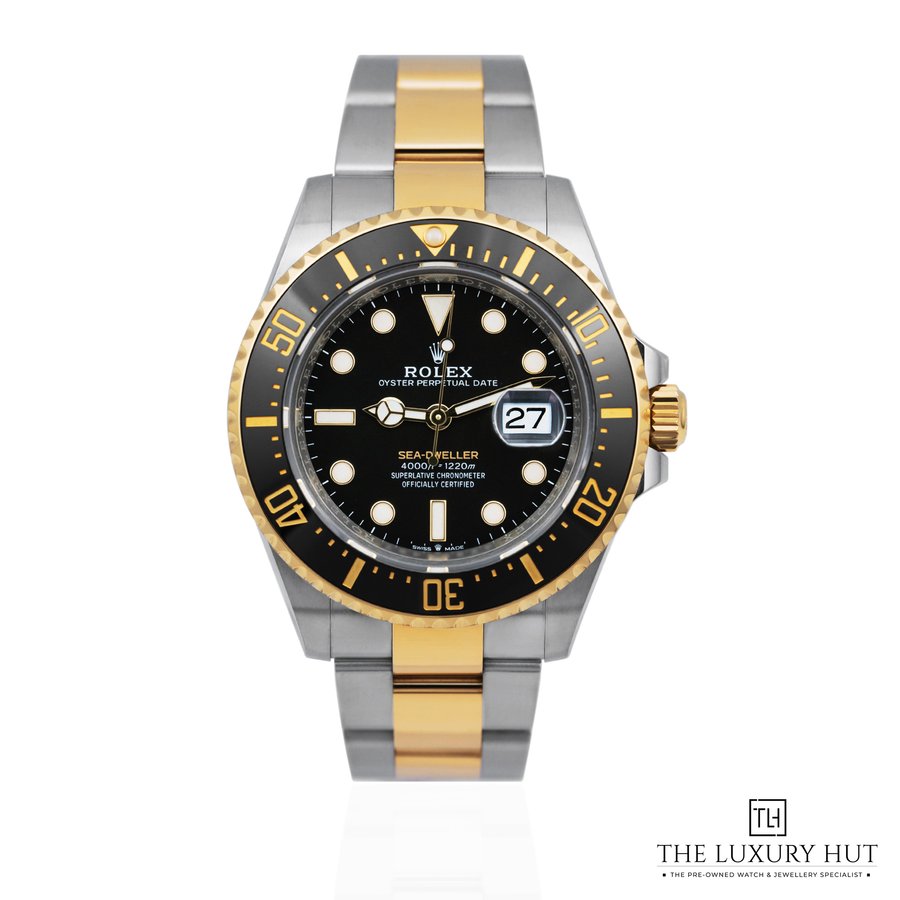 Rolex Sea Dweller Bi Metal 43 Black Dial Watch