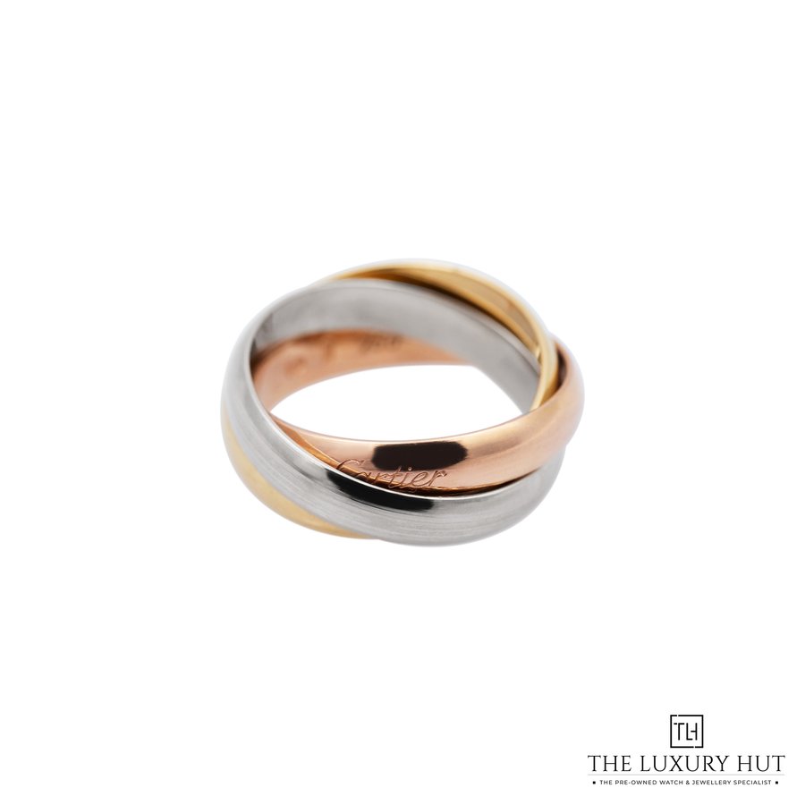 Vintage Cartier Trinity Ring 18ct Yellow  White   Rose Gold
