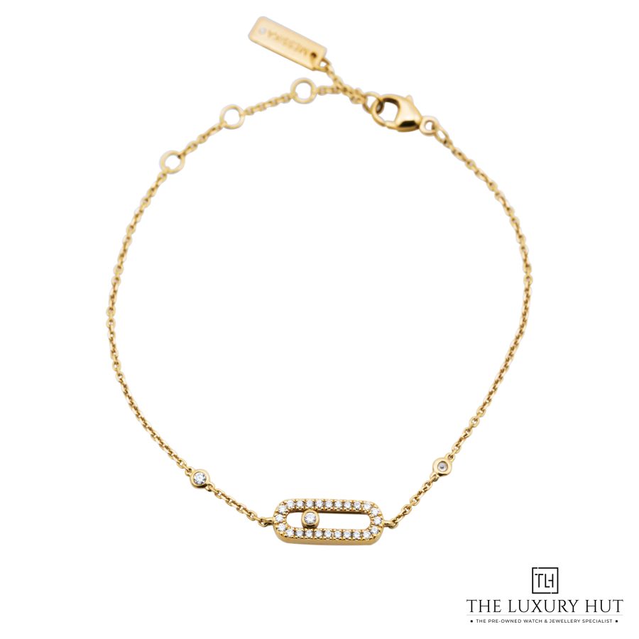 Messika Move Uno Yellow Gold Diamond Bracelet 52176 a