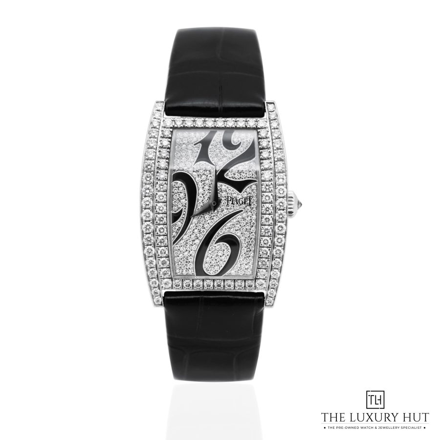 Piaget Limelight Tonneau White Gold Pave LB642 a