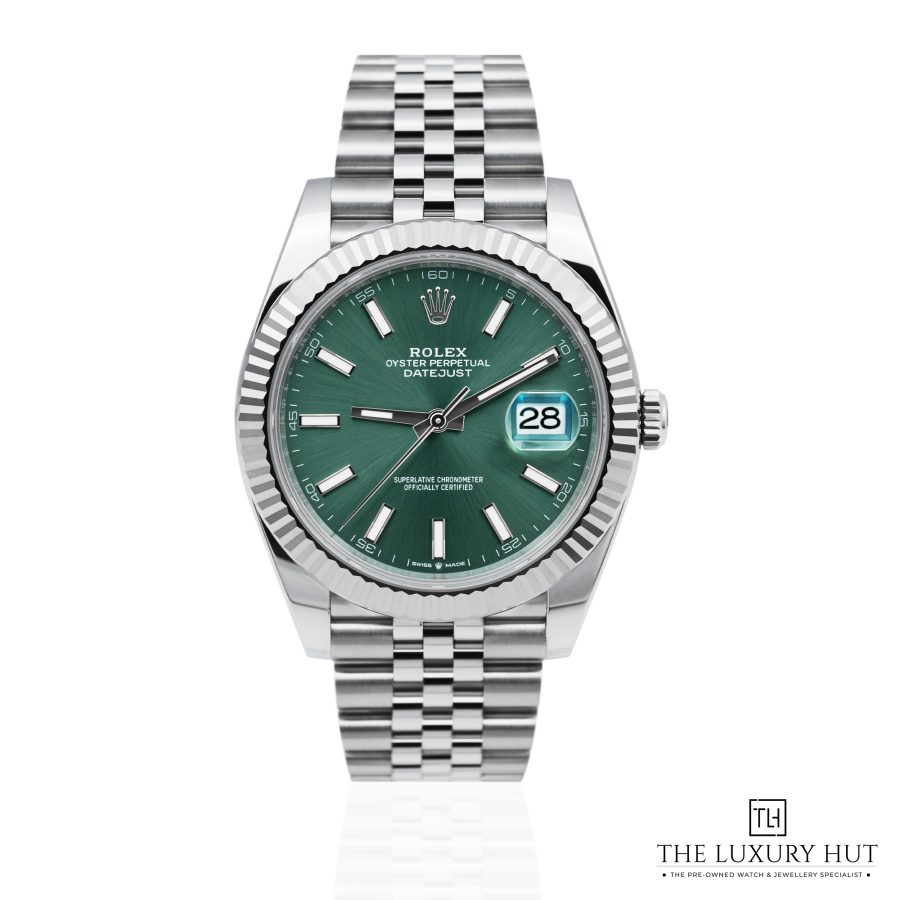 Rolex Datejust 41mm Mint Green Dial LB706 a
