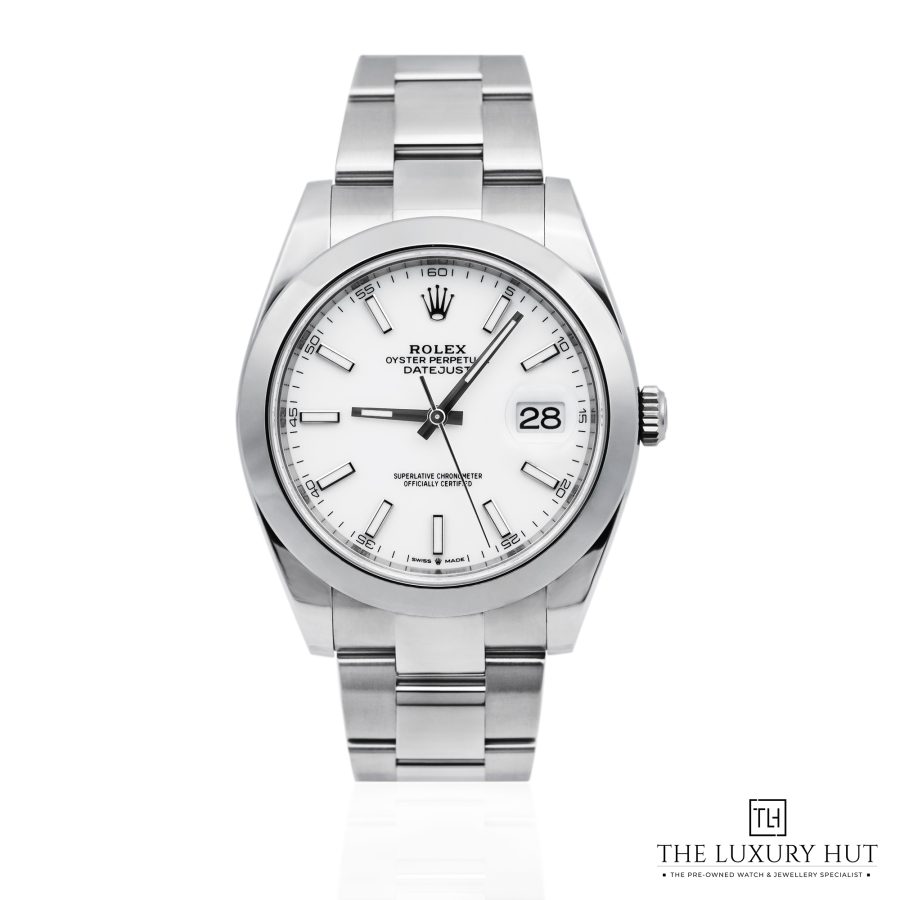 Rolex Datejust 41mm Steel White Dial 52233 a