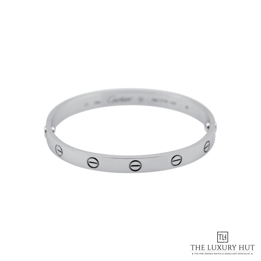 Cartier White Gold LOVE Bangle Classic