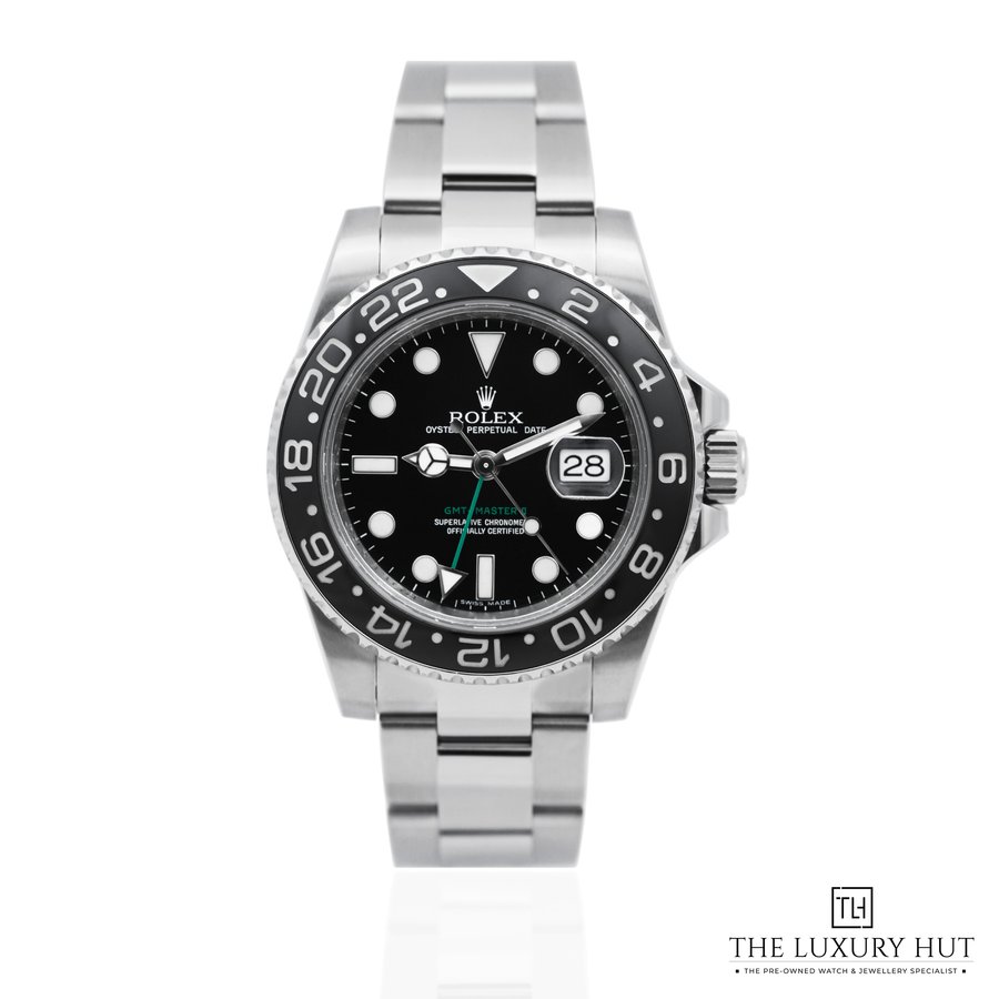 Rolex GMT Master II Steel 40mm Black Dial 116710LN