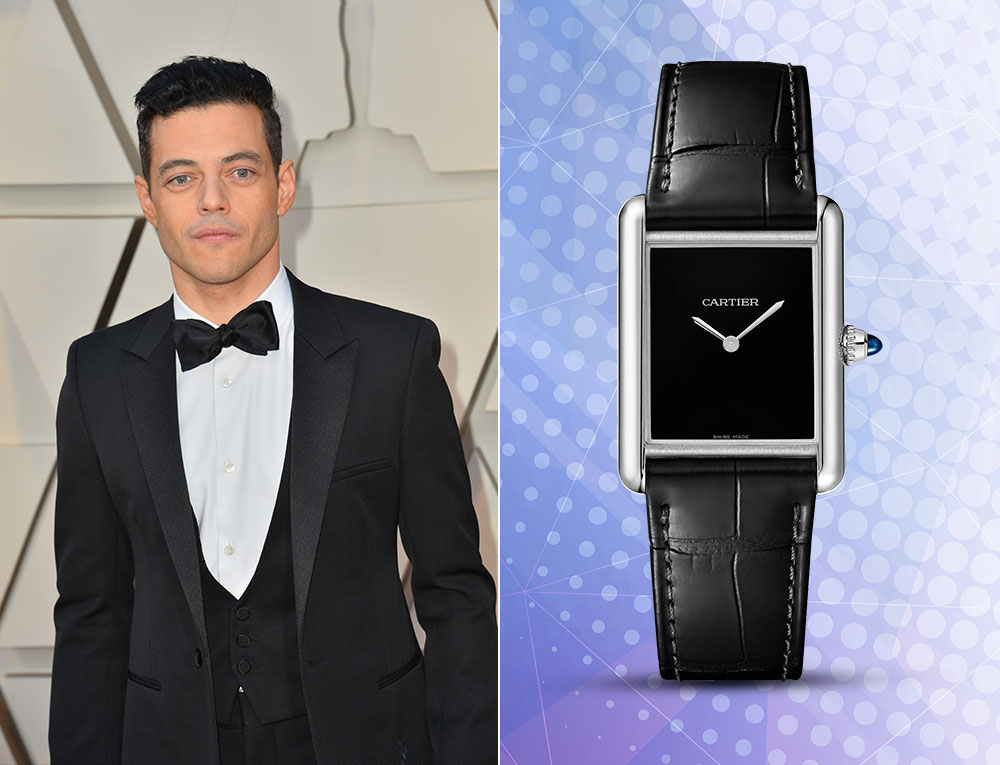 Rami Malek – Cartier Tank Must
