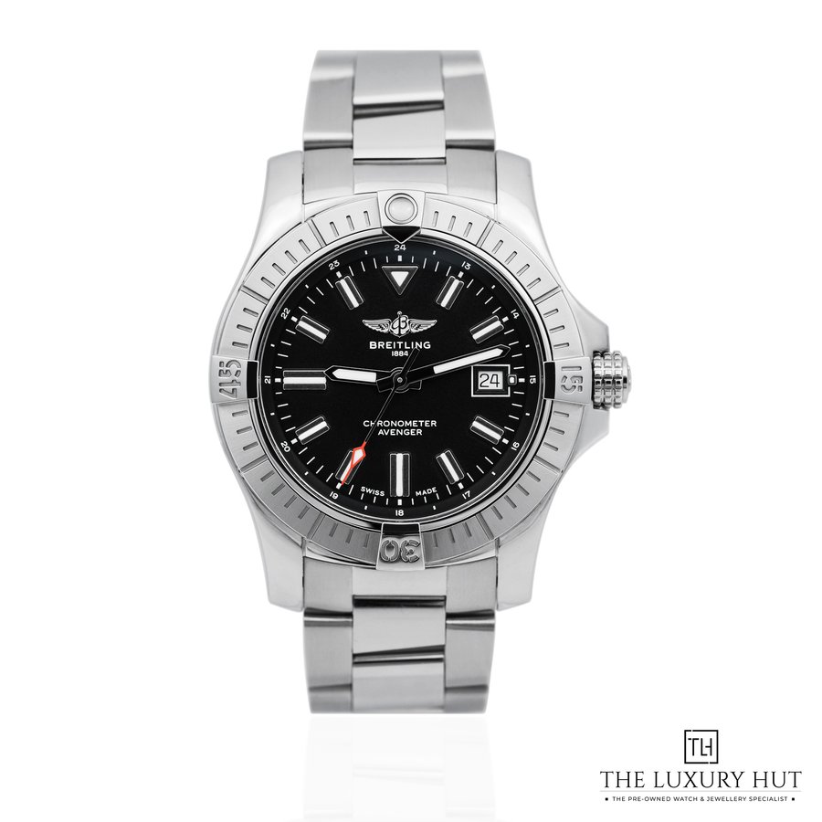Breitling Avenger Automatic 43 Steel Black Baton Dial