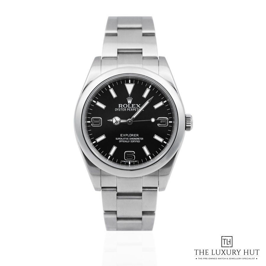 Rolex Explorer Steel 39mm Black MK1 Dial 52262 a