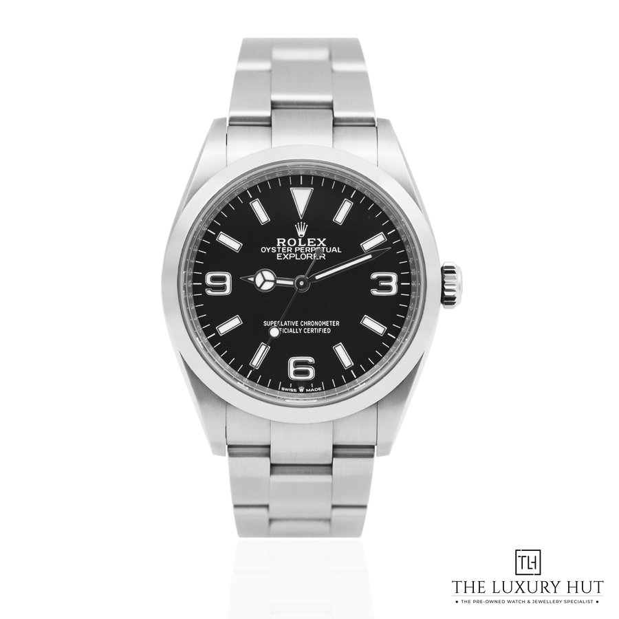 Rolex Explorer 36mm Steel Black Dial Ref 124270
