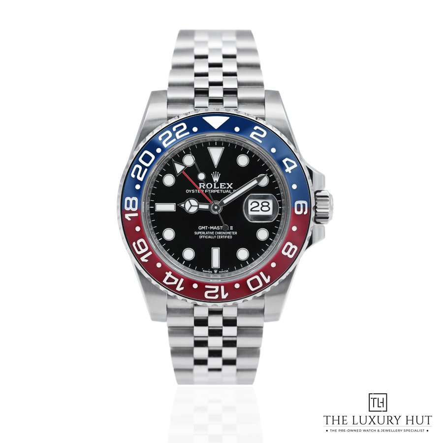Rolex GMT Master II PEPSI Steel 40mm Black Dial