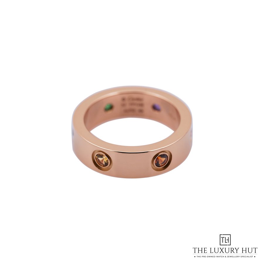 Cartier Gem LOVE Ring Classic Rose Gold Size 52