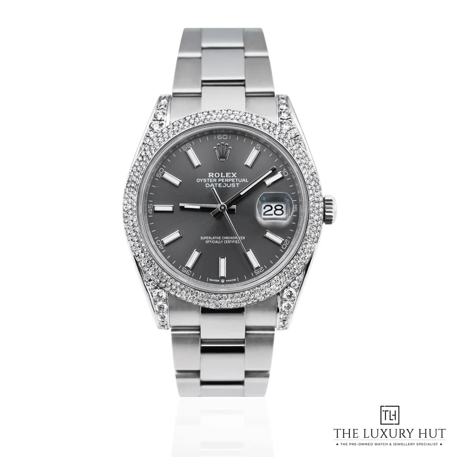 Rolex Datejust 41 Slate Diamond Set Bezel 126300