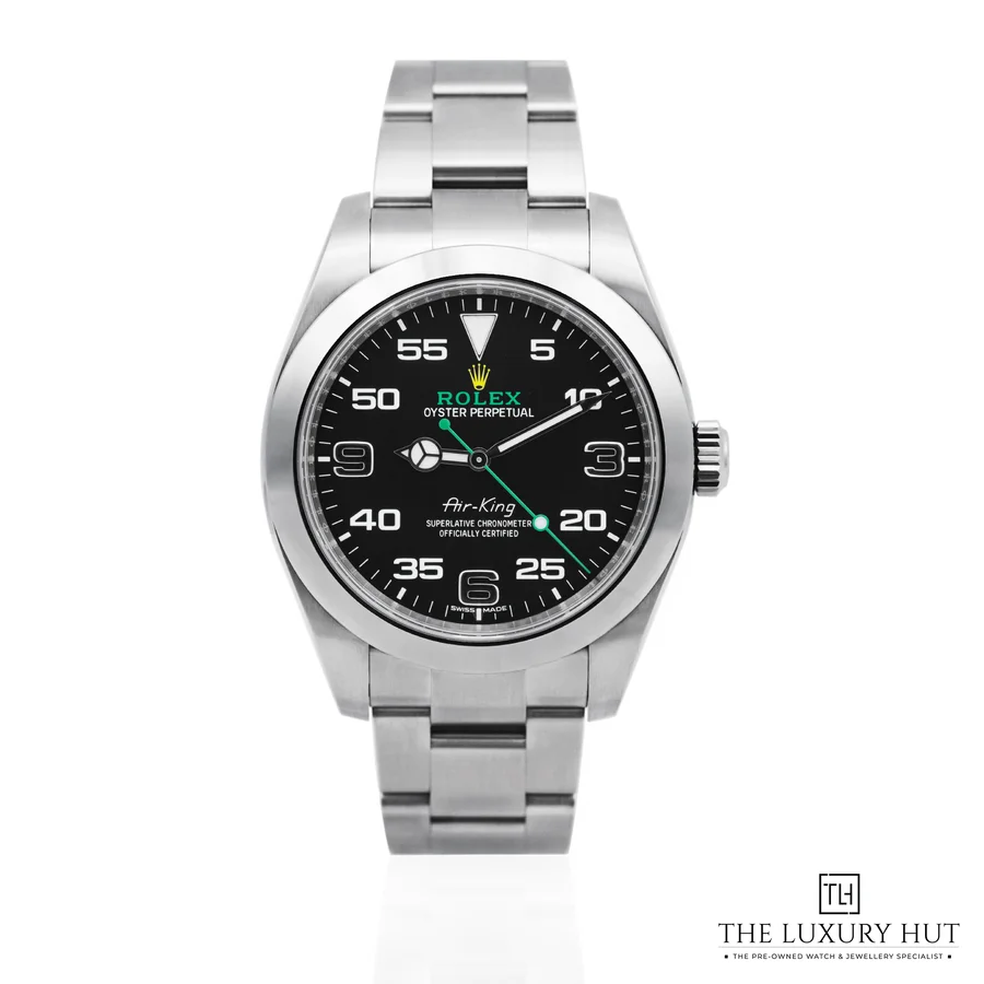 Rolex Air King Steel 40mm Black Arabic Ref 116900