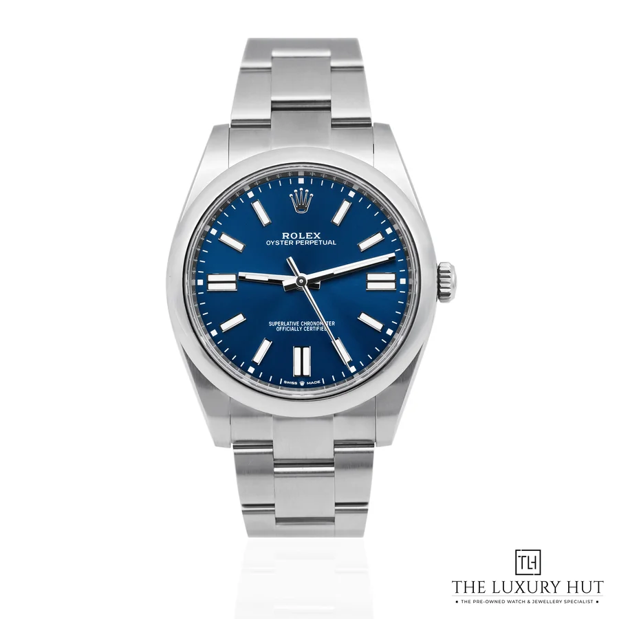Rolex Oyster Perpetual 41mm Blue Dial 124300
