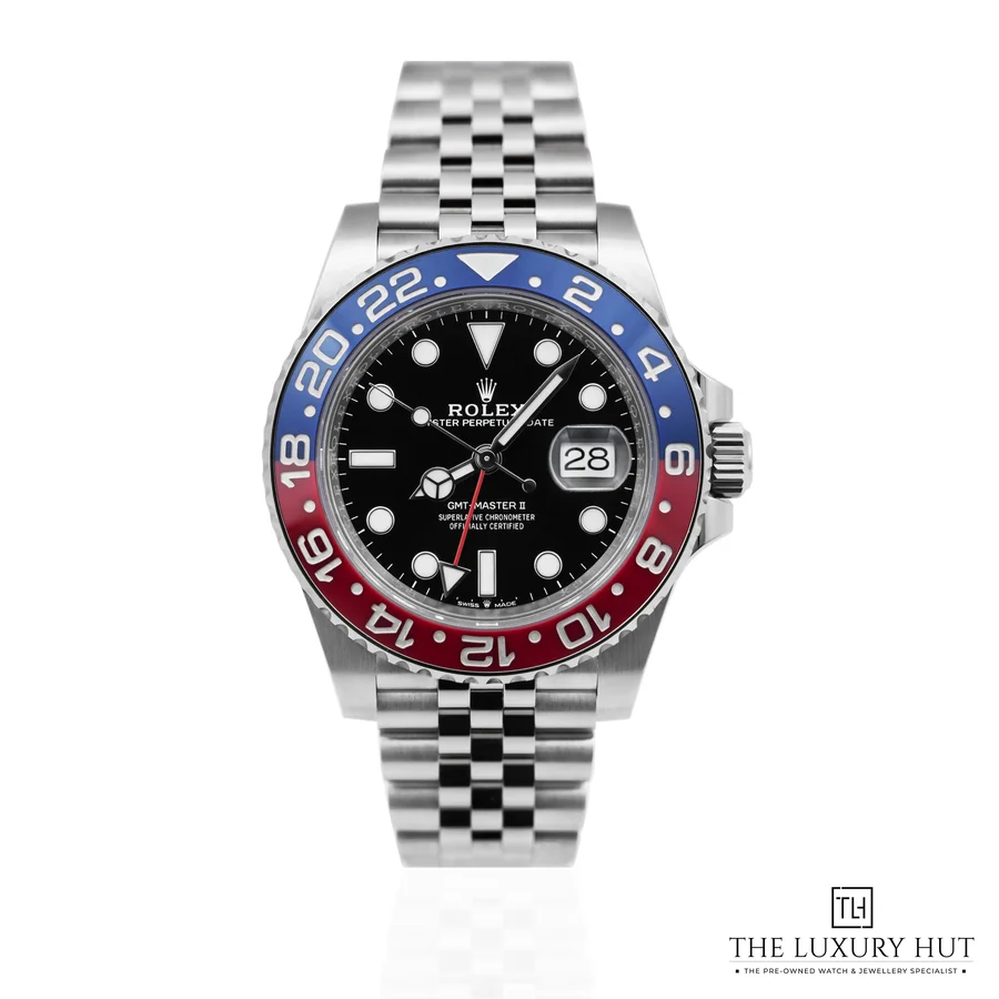Rolex GMT Master II Pepsi Steel Black Dial 126710BLRO