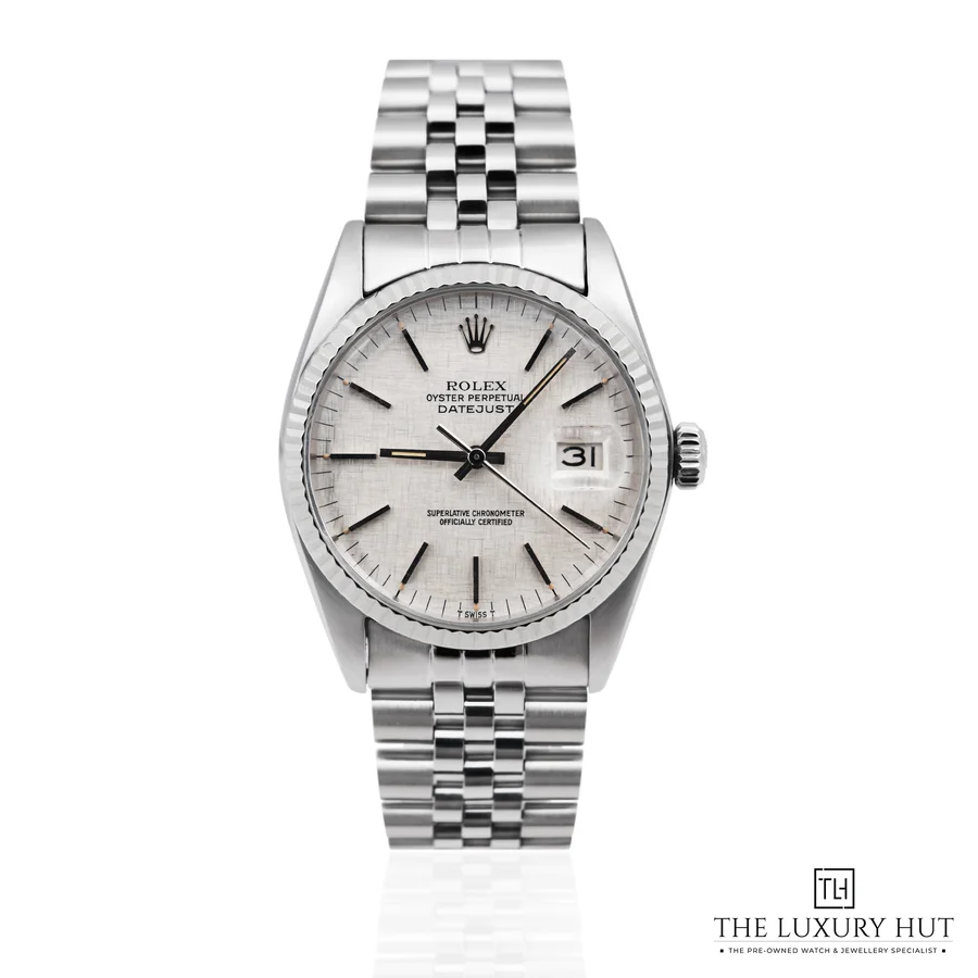Rolex Datejust Steel Silver Linen 16014