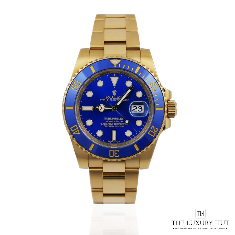 Rolex Submariner Date 40 Gold Blue Dial 116618LB
