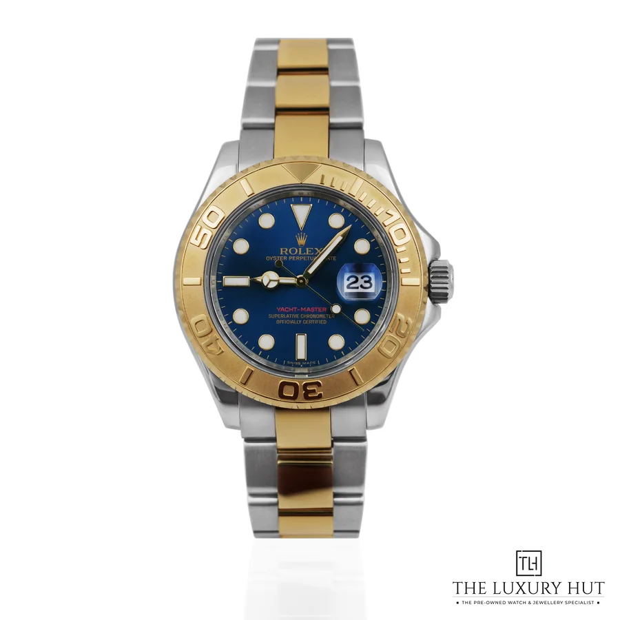 Rolex Yacht Master Steel   Gold Blue Dial 16623