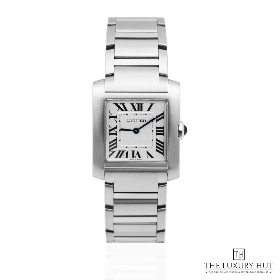 Cartier Tank Fran aise Steel Silver Roman WSTA0074