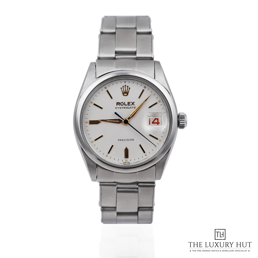 Vintage Rolex Oysterdate Precision White Roulette 6294