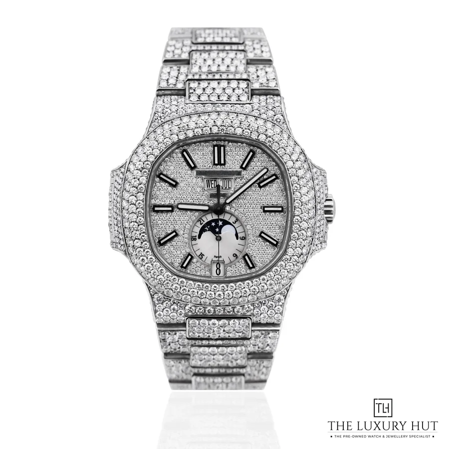 Patek Philippe Nautilus Steel 40mm Aftermarket Diamonds Dial 5726