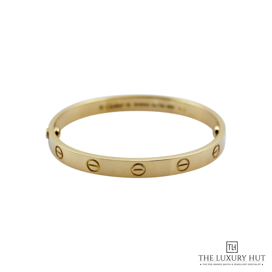 Cartier Yellow Gold Classic Love Bracelet Size 16