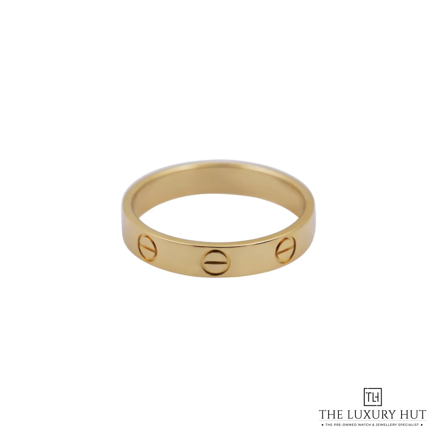 Cartier 18ct Yellow Gold Small Love Wedding Band Size 54