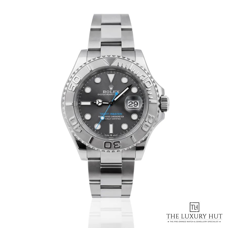 Rolex Yacht Master Steel   Platinum Slate 126622