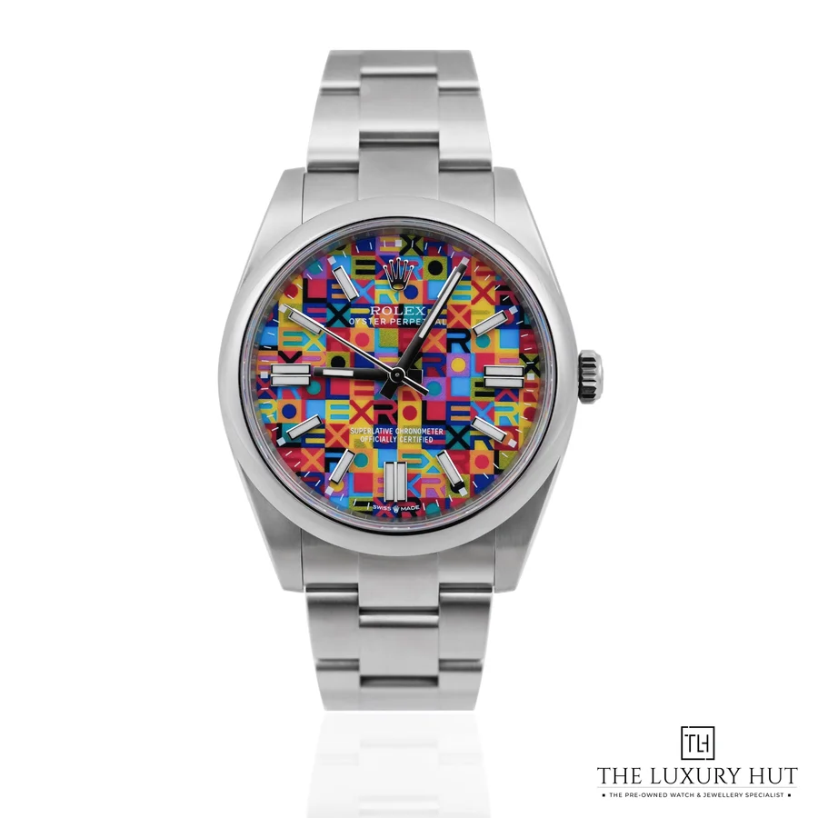 Rolex Oyster Perpetual Steel Jubilee Motif 124300