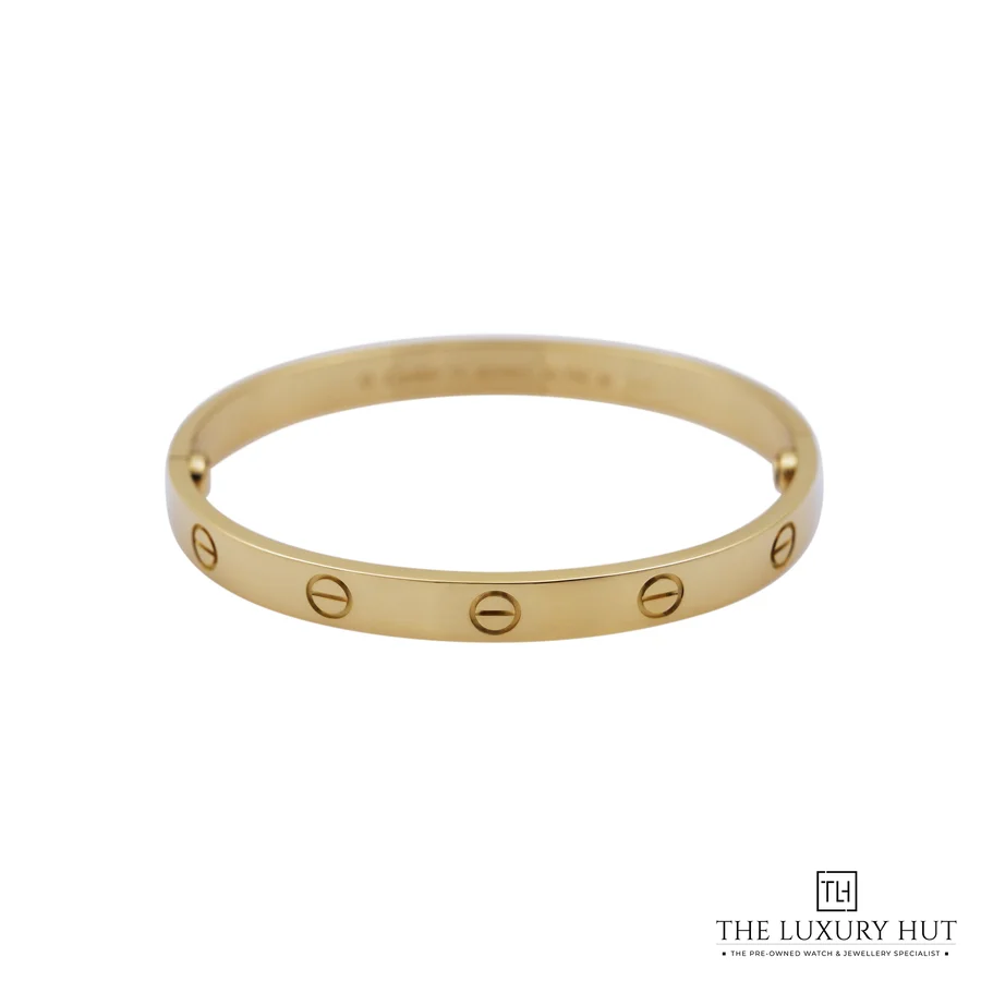 Cartier 18ct Yellow Gold Classic Love Bangle Size 17