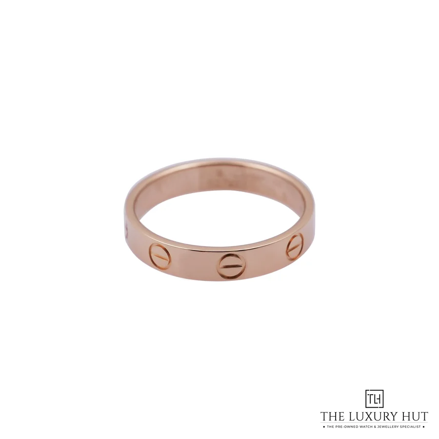Cartier Rose Gold Small Love Wedding Band Size 53