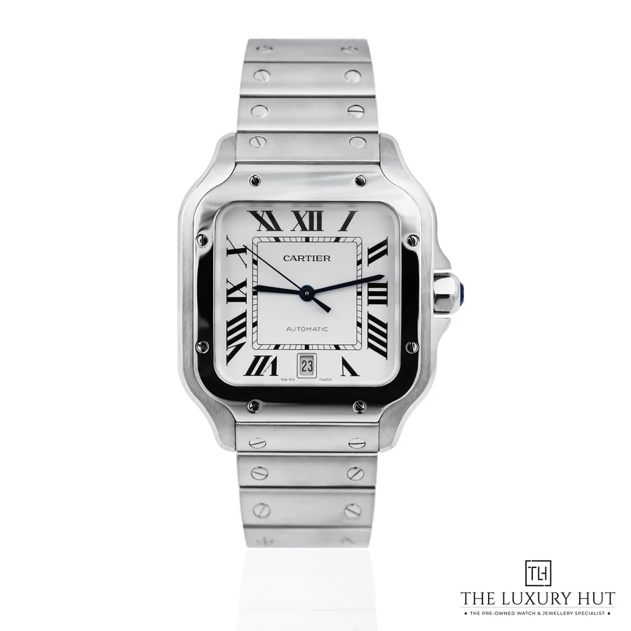 Cartier Santos De Cartier Large Silver WSSA0018