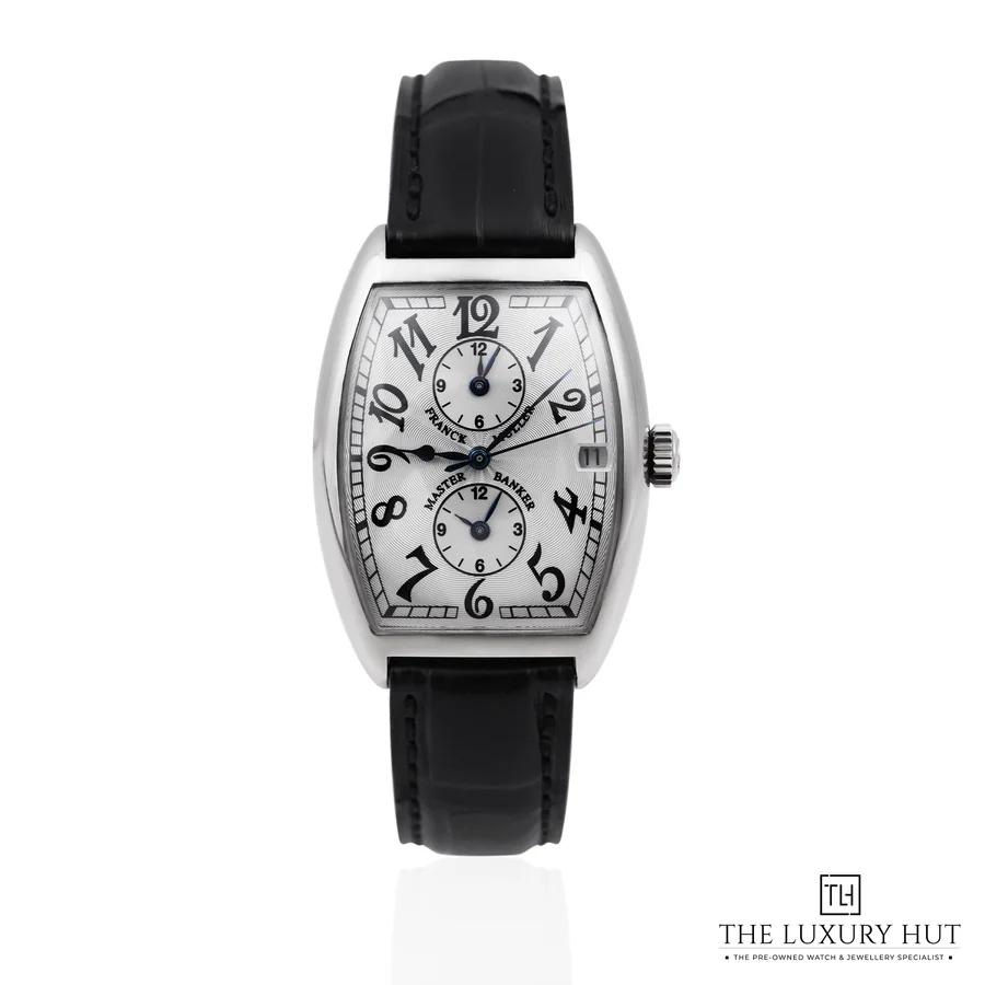 Franck Muller Master Banker Triple Time Gold Silver Guilloche 2852 MB OG